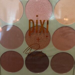 Pixi Neutral Eyeshadow/BLUSH   Palette — Peach, Rose, Tan & Warm Browns  NEW